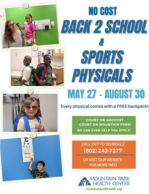 Sports Physicals-Mountain Park Health Center - English